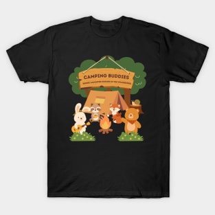 Camping Buddies - Where Laughter Echoes In The Wilderness T-Shirt